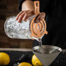 Tablecraft 11820 2 Prong Bar Strainer - Stainless Steel, Bronze thumbnail 7