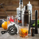 Tablecraft 11823 24 oz Stainless Bar Cocktail Shaker Set, Gunmetal thumbnail 5