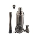 Tablecraft 11824 8 1/8" Muddler w/ Plastic Tip - Stainless Steel, Gunmetal thumbnail 3