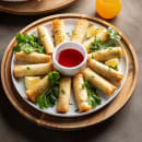 Tablecraft 11828 13" Lazy Susan - Acacia Wood thumbnail 6