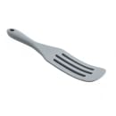 Tablecraft 11838 10 3/8" Slotted Spatula - Silicone, Gray thumbnail 3