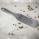 Tablecraft 11838 10 3/8" Slotted Spatula - Silicone, Gray thumbnail 6