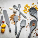 Tablecraft 11841 8 1/4" Basting Brush - Silicone, Gray thumbnail 7