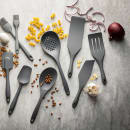 Tablecraft 11842 10 3/4" Basting Brush - Silicone, Gray thumbnail 7