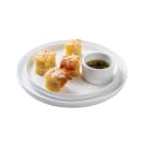 Tablecraft 11862 7 1/2" Round Terra Collection™ Plate - Melamine, White thumbnail 5