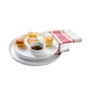 Tablecraft 11862 7 1/2" Round Terra Collection™ Plate - Melamine, White thumbnail 6