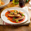 Tablecraft 11863 9" Round Terra Collection™ Plate - Melamine, White thumbnail 6