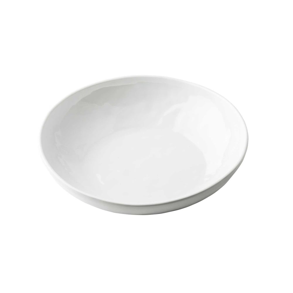 Tablecraft 11865 24 oz Round Melamine Serving Bowl, White