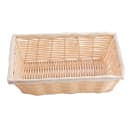 Tablecraft 1187W Handwoven Basket, 10 x 7 1/4 x 2 3/4", Polypropylene Cord thumbnail 4