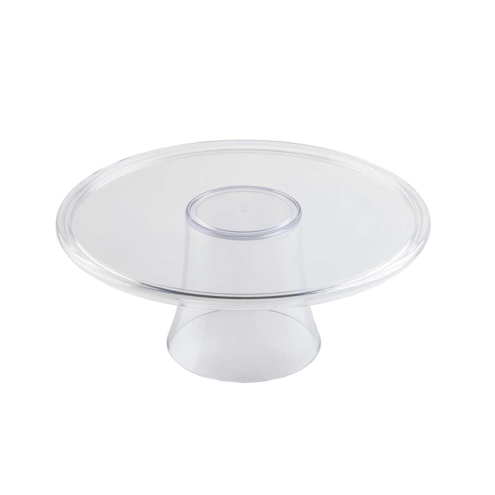 Tablecraft 11885 12 3/4" Round Cake Stand - 5 1/4"H, SAN, Clear