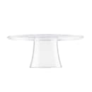 Tablecraft 11885 12 3/4" Round Cake Stand - 5 1/4"H, SAN, Clear thumbnail 2