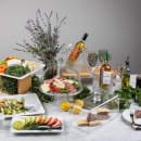 Tablecraft 11886 14 3/4" x 7 1/4" Rectangular Cake Plate - SAN Plastic, Clear thumbnail 8