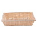 Tablecraft 1188W Handwoven Basket, 14 x 10 x 3", Polypropylene Cord, Natural thumbnail 2