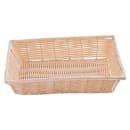 Tablecraft 1188W Handwoven Basket, 14 x 10 x 3", Polypropylene Cord, Natural thumbnail 3