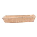 Tablecraft 1189W Handwoven Basket, 16 x 11 1/4 x 3", Polypropylene Cord, Natural thumbnail 2