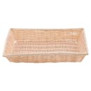 Tablecraft 1189W Handwoven Basket, 16 x 11 1/4 x 3", Polypropylene Cord, Natural thumbnail 4