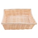 Tablecraft 1189W Handwoven Basket, 16 x 11 1/4 x 3", Polypropylene Cord, Natural thumbnail 5