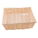 Tablecraft 1192W Handwoven Basket, 18 x 12 1/2 x 3", Polypropylene Cord, Natural thumbnail 5