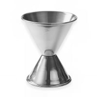 Tablecraft 1202 Double Jigger - 1/2 & 1 oz, Stainless thumbnail 5