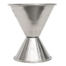 Tablecraft 1206 Double Jigger - 1 & 2 oz, Stainless thumbnail 2