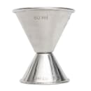 Tablecraft 1206 Double Jigger - 1 & 2 oz, Stainless thumbnail 3