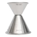 Tablecraft 1206 Double Jigger - 1 & 2 oz, Stainless thumbnail 4