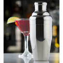 Tablecraft 1224 24 oz Stainless Bar Cocktail Shaker Set thumbnail 2