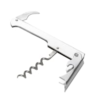 Tablecraft 1226 Waiter's Corkscrew w/ Foil Cutter & Bottle Cap Opener, Black thumbnail 10