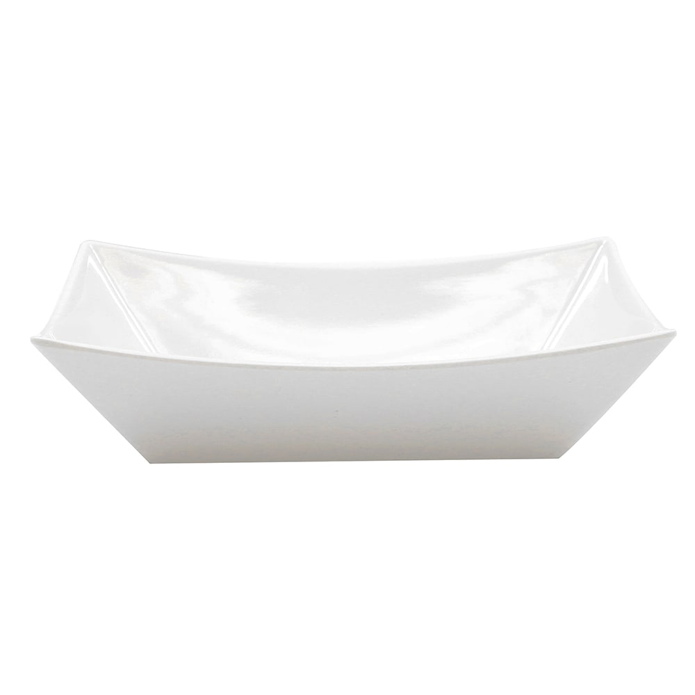 Tablecraft 12350002 8 1/2" x 5 3/4" Rectangular Better Burger™ Tray - Melamine, White