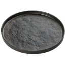 Tablecraft 123515BR 10 3/4" Round Platter - Melamine, Brown thumbnail 2