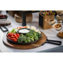 Tablecraft 123515BR 10 3/4" Round Platter - Melamine, Brown thumbnail 6