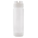 Tablecraft 12SV 12 oz Invertatop Squeeze Dispenser - Dual Opening, Natural thumbnail 4