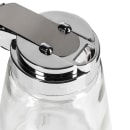 Tablecraft 1371CP 12 oz Cylindrical Dripcut Server - Glass, Chrome ABS Top thumbnail 7