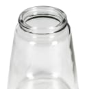 Tablecraft 1371CP 12 oz Cylindrical Dripcut Server - Glass, Chrome ABS Top thumbnail 8