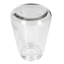 Tablecraft 1371CP 12 oz Cylindrical Dripcut Server - Glass, Chrome ABS Top thumbnail 9