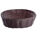 Tablecraft 1476 Handwoven Basket, 10 x 6 1/2 x 3", Polypropylene Cord, Brown thumbnail 3