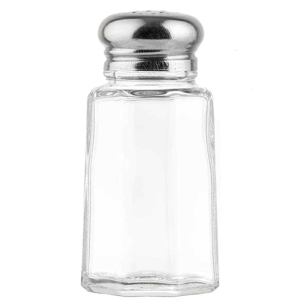 Tablecraft 150S&P-2 1 oz Salt/Pepper Shaker - Glass, 3"H