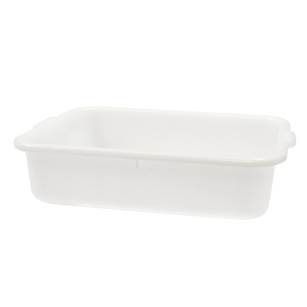 Tablecraft 1529N Polyethylene Food Storage Box, 21 1/4 x 15 3/4 x 5", White