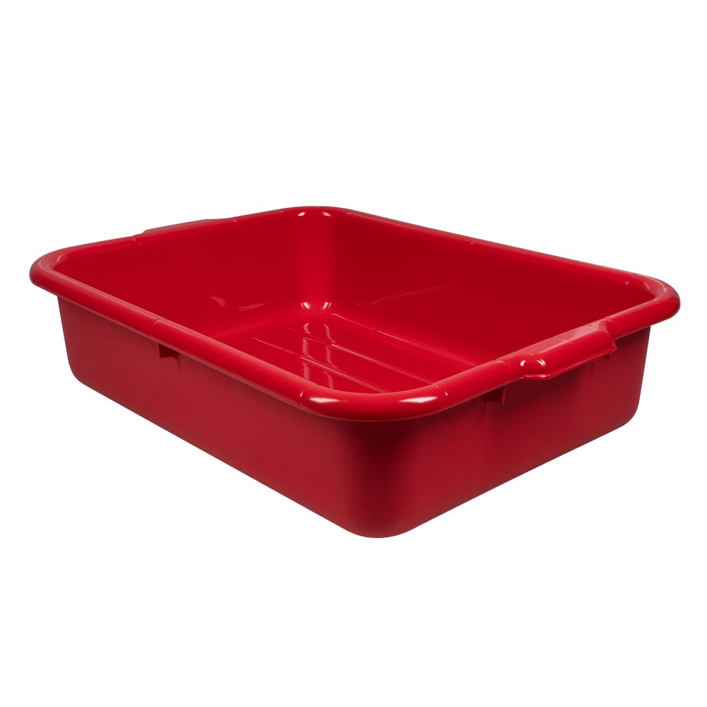 Tablecraft 1529R Bus Box - 21 1/2" x 15 3/4" x 5", Red
