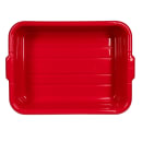 Tablecraft 1529R Bus Box - 21 1/2" x 15 3/4" x 5", Red thumbnail 3