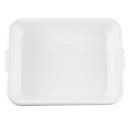 Tablecraft 1529W Bus Box - 21 1/2" x 15 3/4" x 5", White thumbnail 2