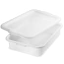 Tablecraft 1531N Food Storage Cover, High Density Polypropylene, White thumbnail 2