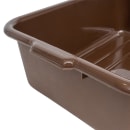 Tablecraft 1537BR Bus Box - 21 1/2" x 15 3/4" x 7", Brown thumbnail 6
