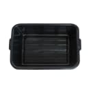 Tablecraft 1537E Bus Box - 21 1/2" x 15 3/4" x 7", Black thumbnail 3