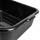 Tablecraft 1537E Bus Box - 21 1/2" x 15 3/4" x 7", Black thumbnail 6