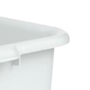 Tablecraft 1537G Bus Box - 21 1/2" x 15 3/4" x 7", Gray thumbnail 3