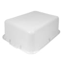 Tablecraft 1537N Polyethylene Food Storage Box, 21 1/4 x 15 3/4 x 7", White thumbnail 5