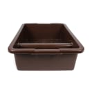 Tablecraft 1547BR Bus Box w/ (2) Compartments - 21 1/2" x 17" x 7", Brown thumbnail 4