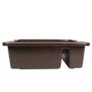 Tablecraft 1547BR Bus Box w/ (2) Compartments - 21 1/2" x 17" x 7", Brown thumbnail 5