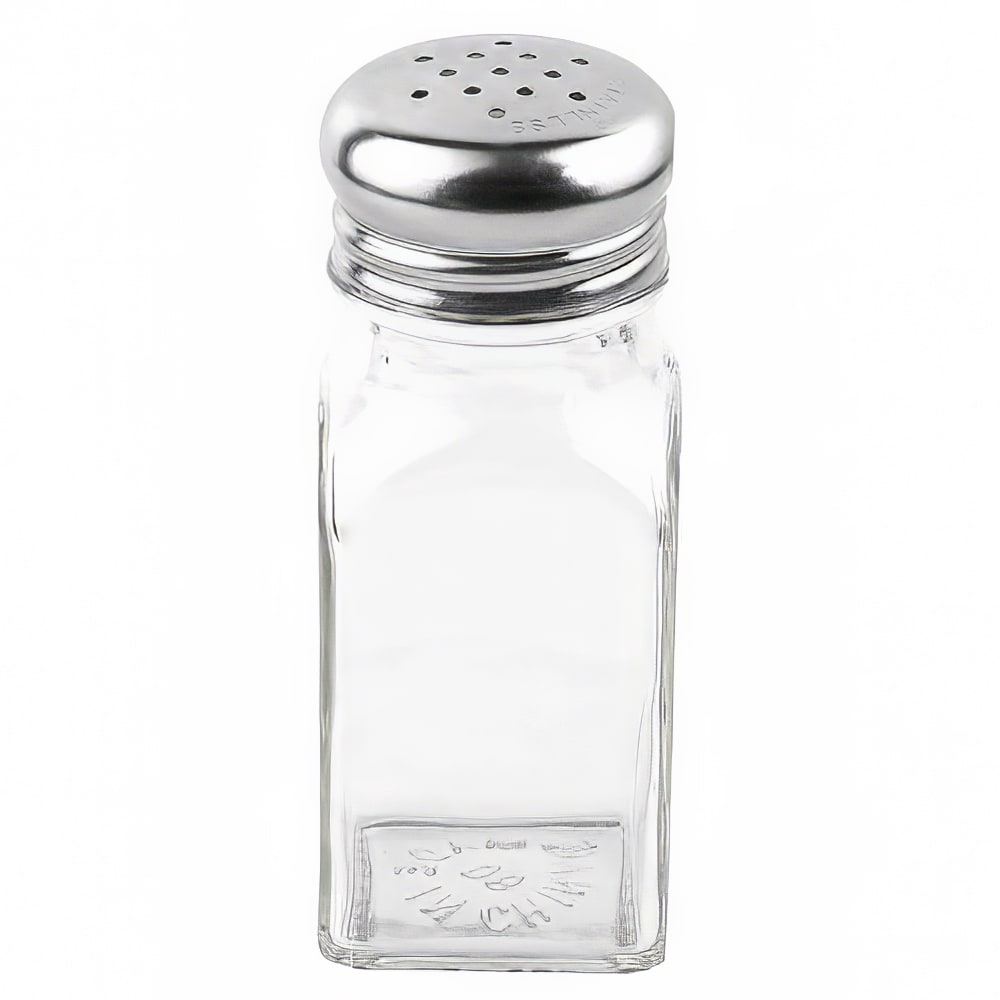 Tablecraft 154S&P-1 2 oz Salt/Pepper Shaker - Glass, 4"H